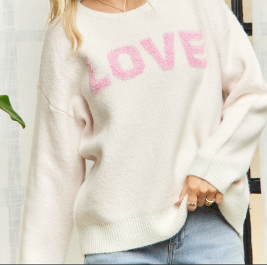 "Love" Sweater