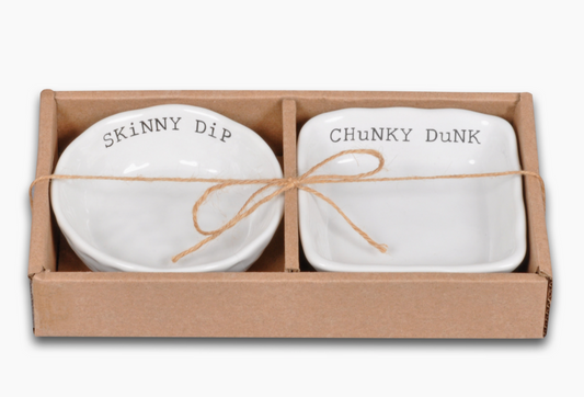 "Skinny Dip + Chunky Dunk" Bowls