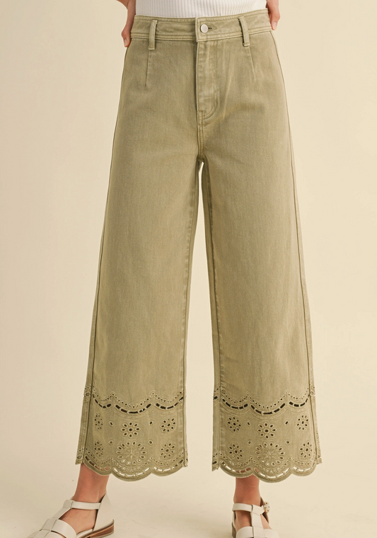Embroidered Pants