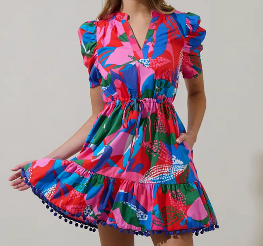 Exene Floral Dress