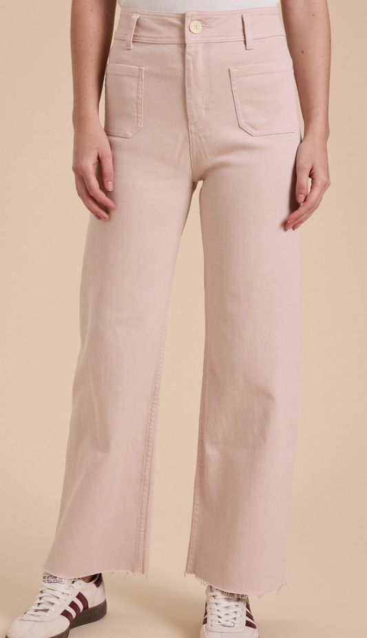 Light Pink Front Pocket Pants