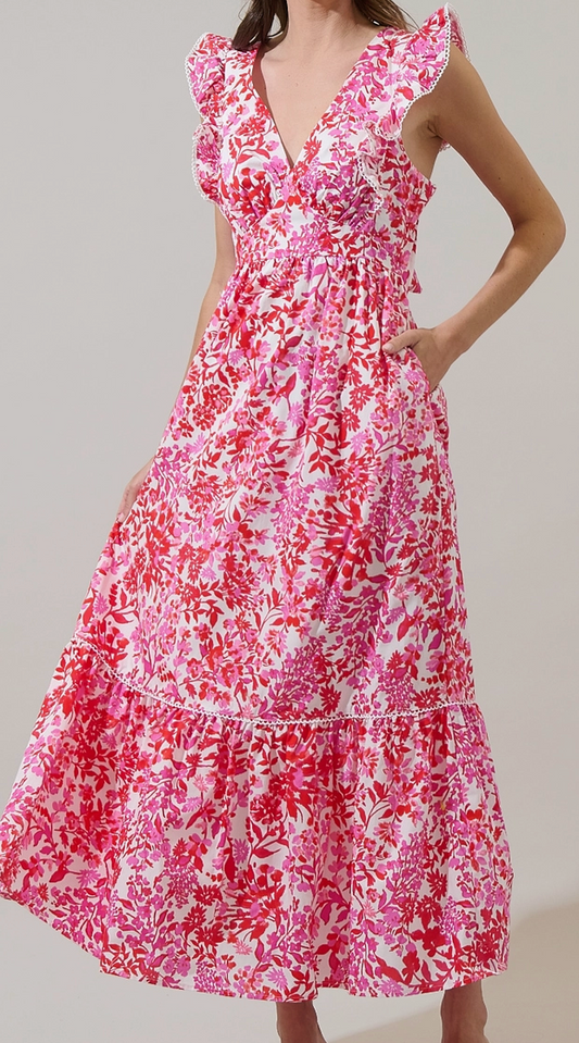 Reidy Floral Dress