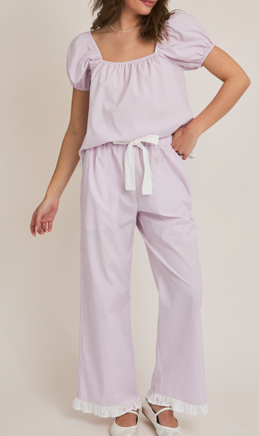Lavender Pajama Set