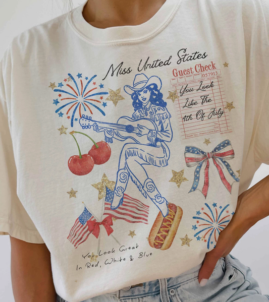 Miss America Oversized T-Shirt
