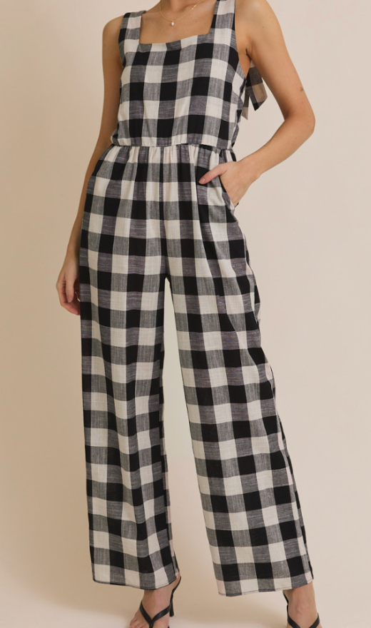 Gingham Jumpsuit