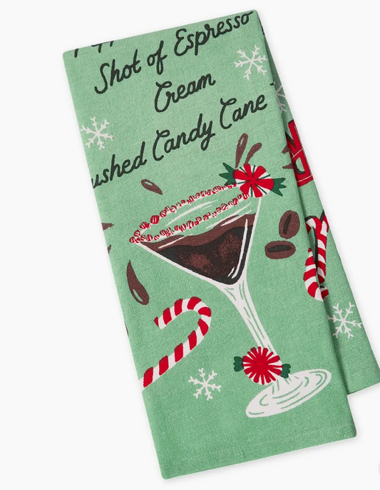 Peppermint Espresso Martini Hand Towel