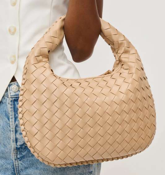 Wendy Woven Shoulder Bag