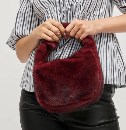 Monica Faux Fur Crossbody