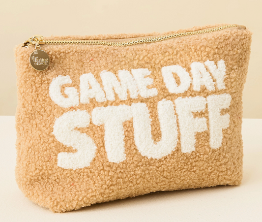 Game Day Stuff Pouch Tan
