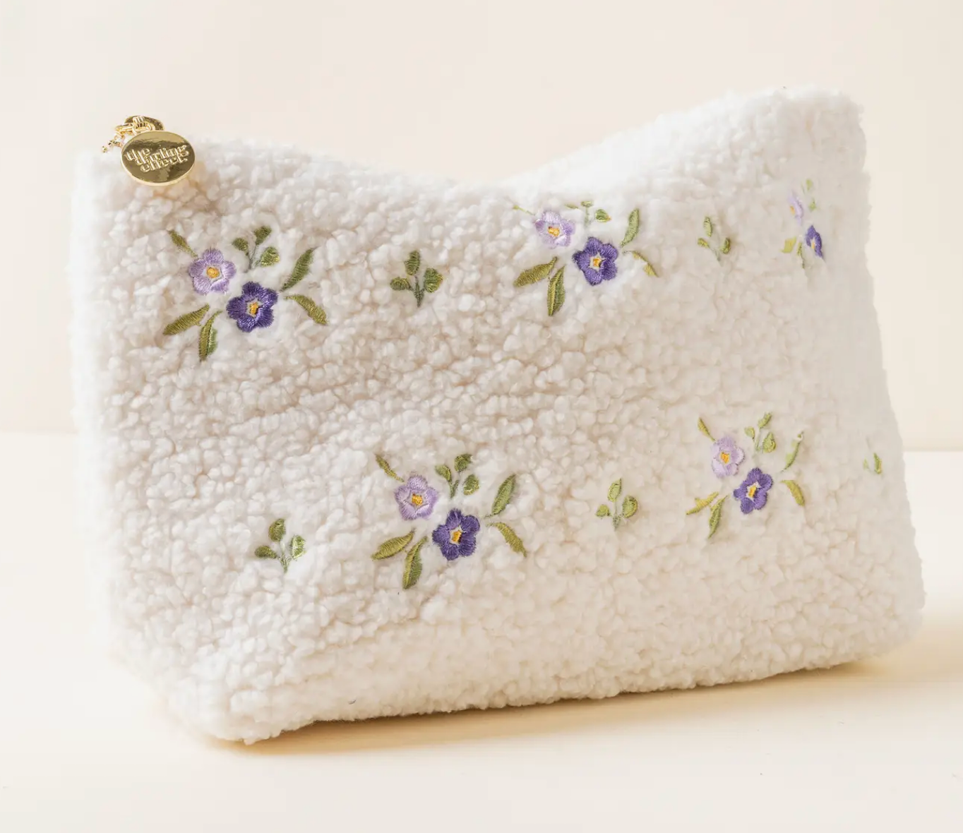 Purple Flower Pouch
