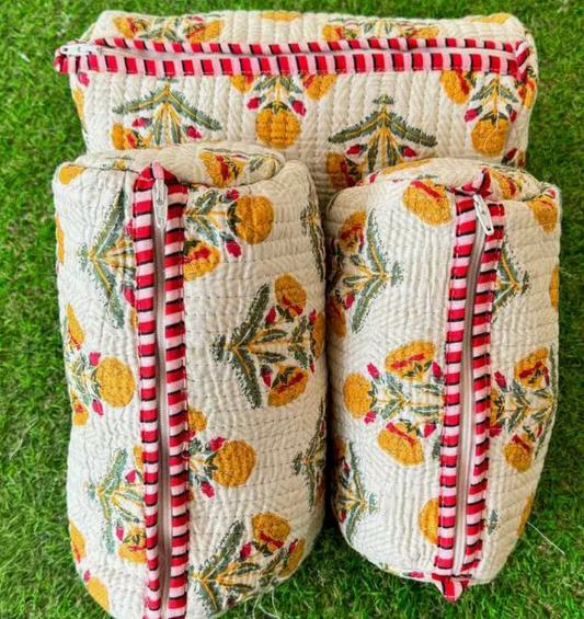 Small Wildflower Toiletry Bag