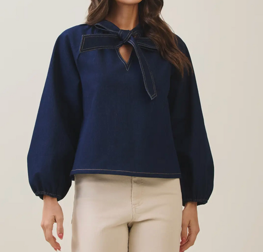 Kiersten Bow Blouse