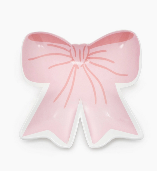 Ceramic Bow Trinket Dish