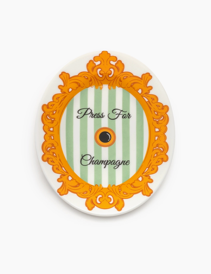 Press for Champagne Trinket Dish
