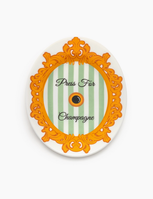 Press for Champagne Trinket Dish