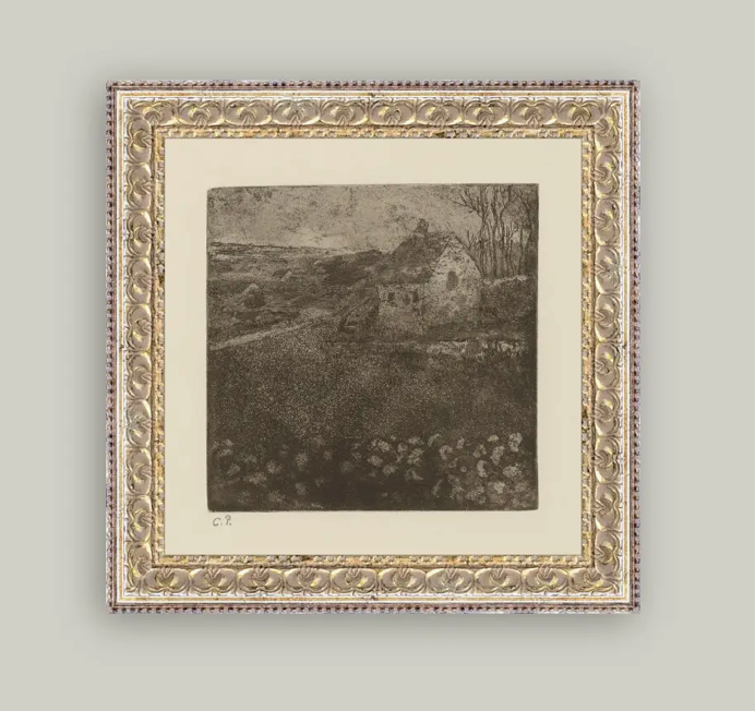 La Masure Framed Antique Art