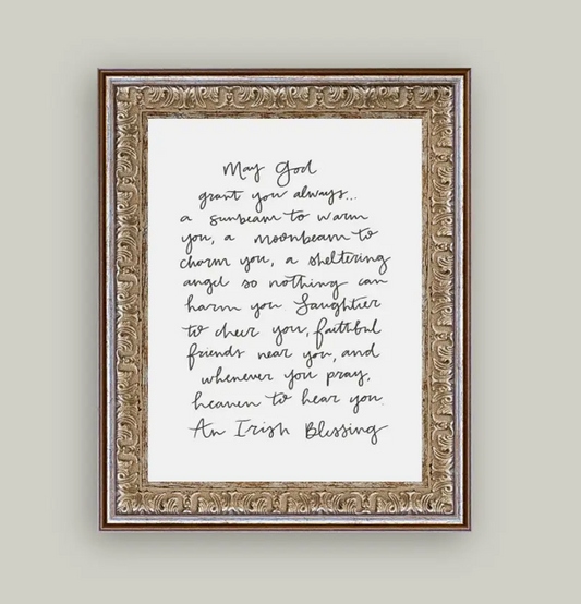 May God Grant You Framed Antique Frame