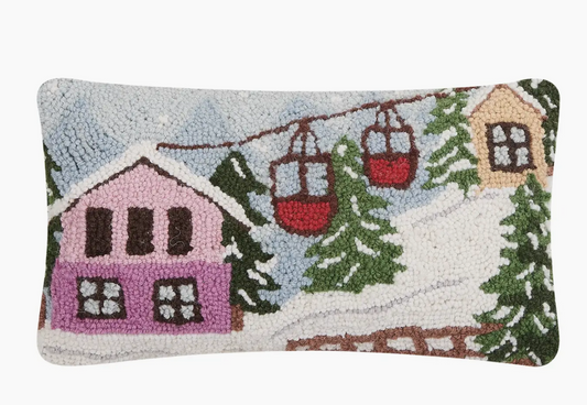 Ski Gondola Hook Pillow