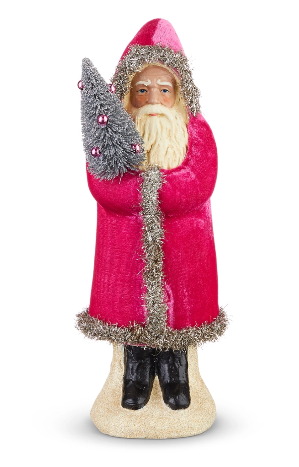 Pink Velvet Santa