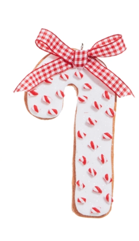 Peppermint Candy Cane Ornament