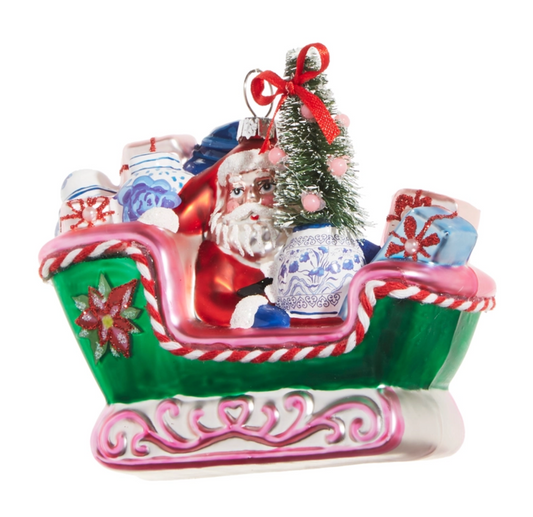 Chinoiserie Sleigh Ornament
