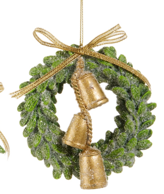 Frosted Wreath Ornament