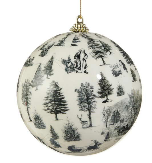 Through the Woods Ball Ornament