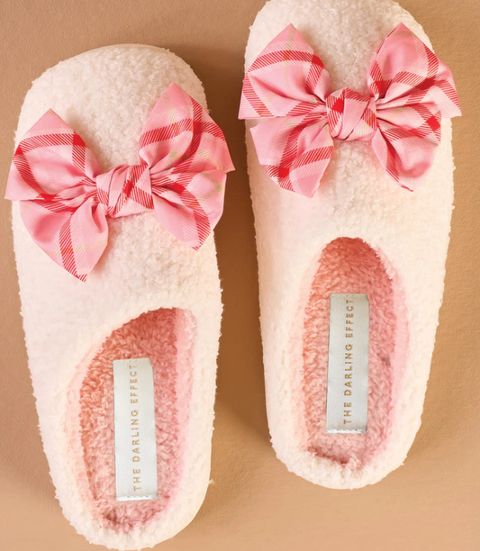 Festive Plaid Slipper