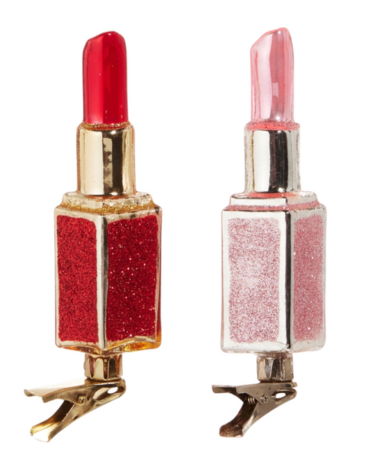 Clip on Lipstick Ornament