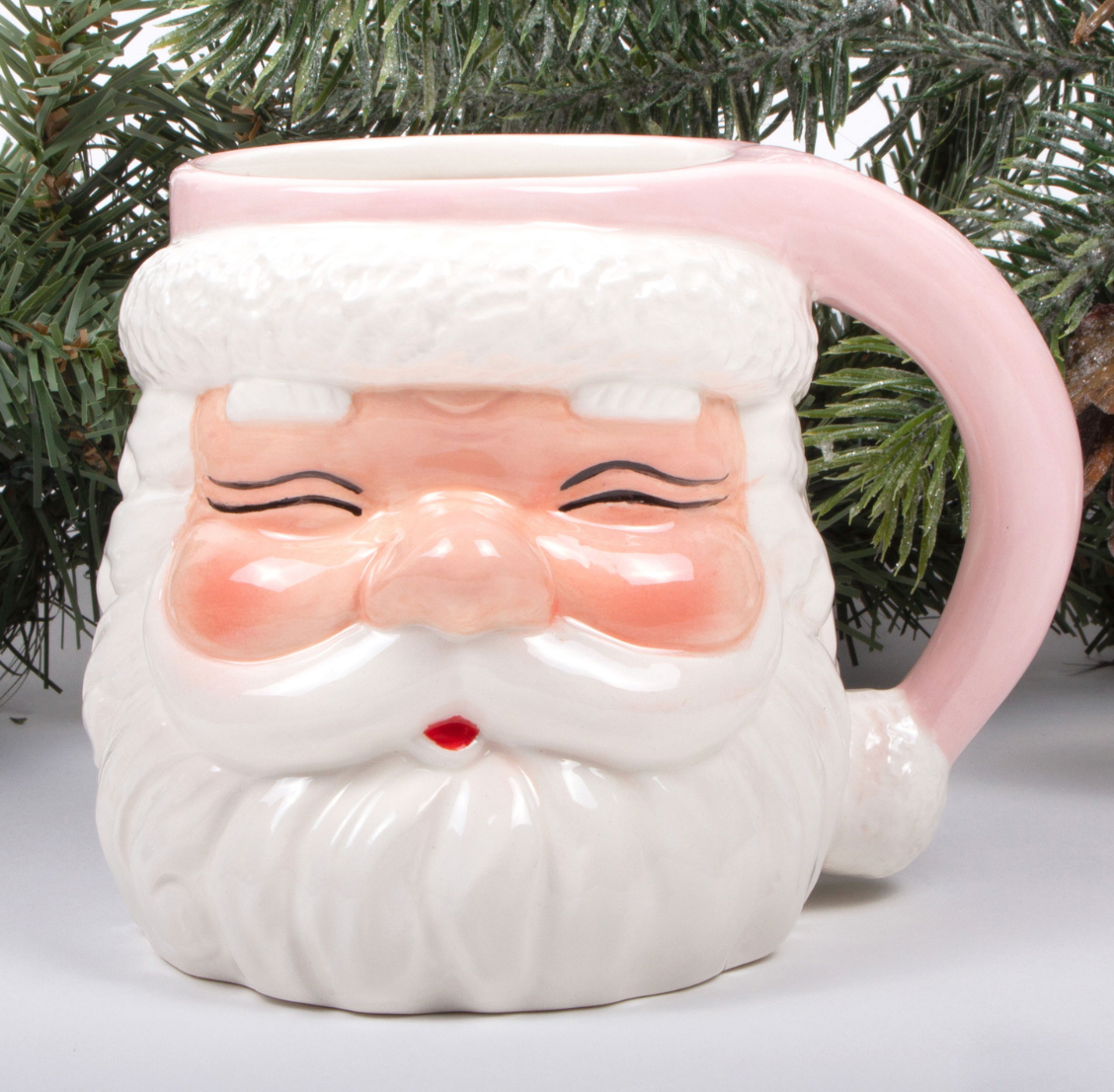 Pink Santa Mug