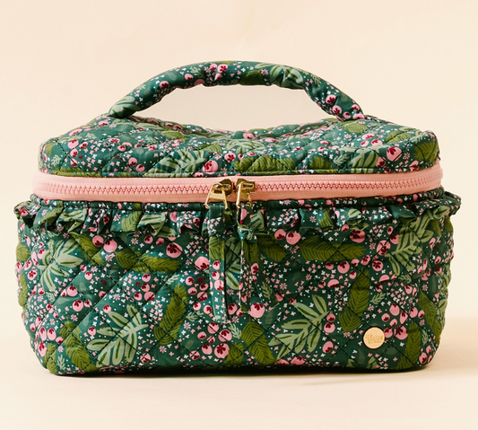 Jolly Sprig Quilted Cosmetic Bag