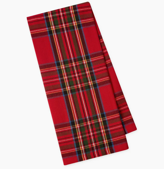 Tis the Season Plaid Dishtowel