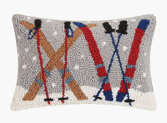 Ski Set Hook Pillow