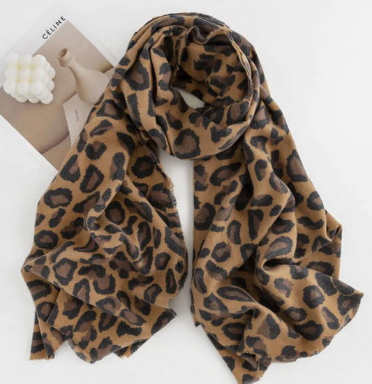 Leopard Print Scarf