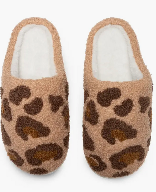 Leopard Slippers
