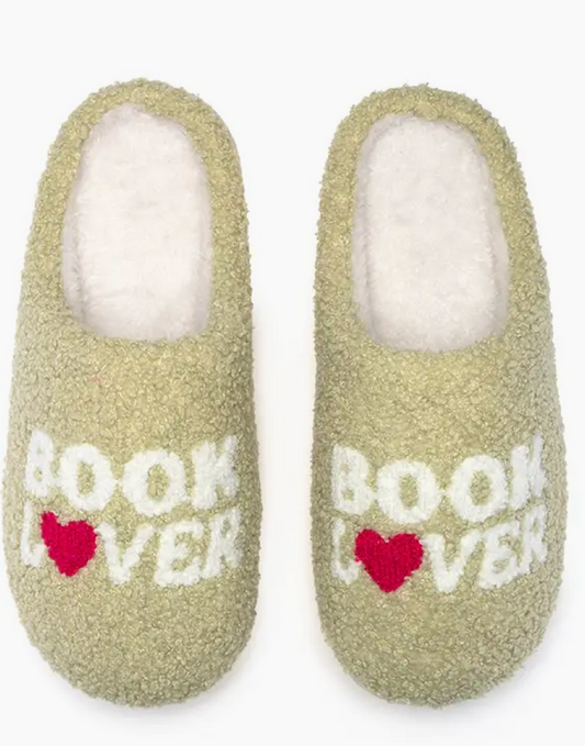 "Book Lover" Slippers