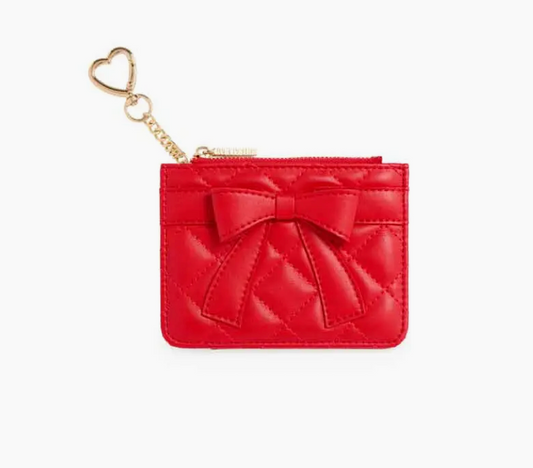 Quilted Bow Card Case
