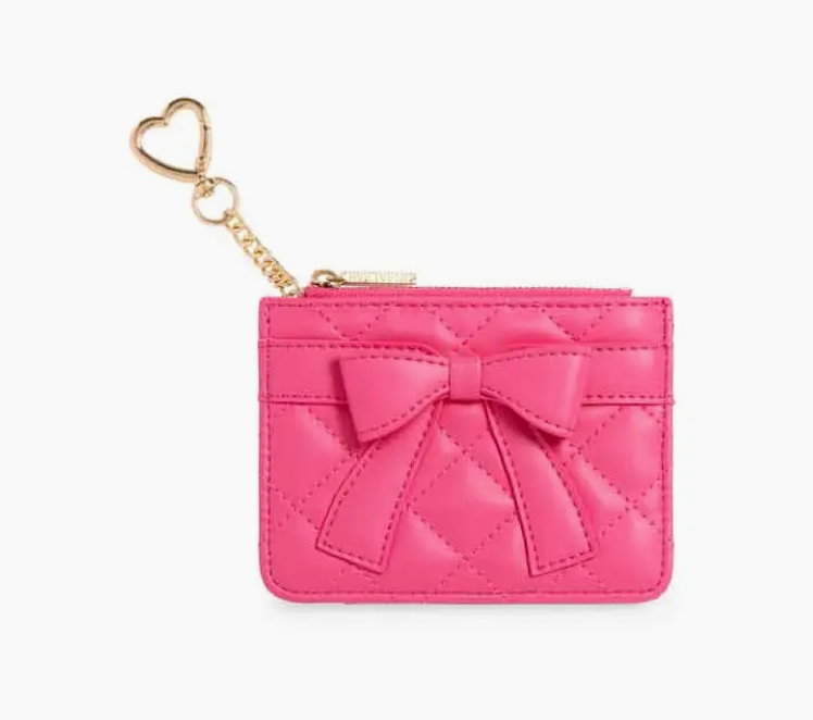Quilted Bow Card Case