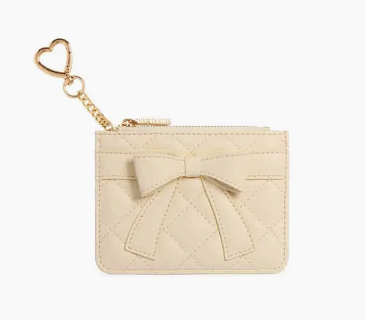 Quilted Bow Card Case