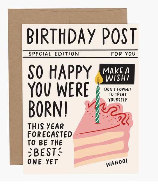Birthday Post Greeting Card