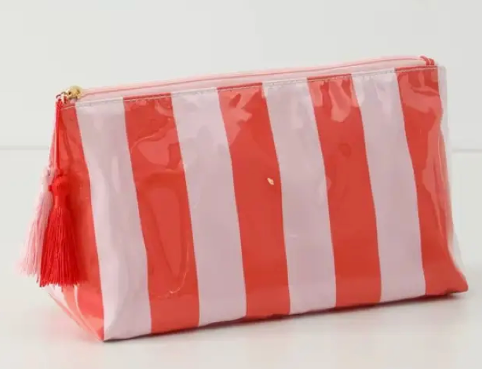 Stripe Cosmetic Bag