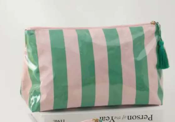 Stripe Cosmetic Bag