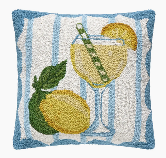 Limoncello Spritz Hook Pillow