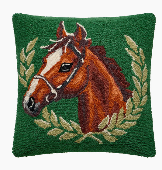 Polo Horse Hook Pillow