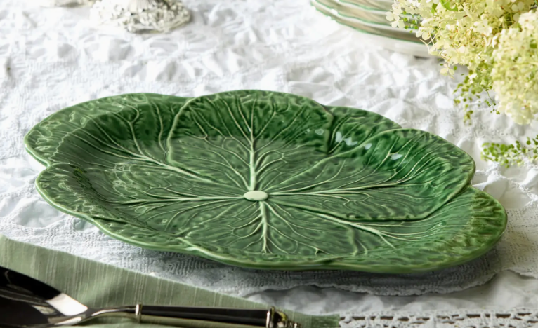 Le Jardin Cabbage Oval Platter