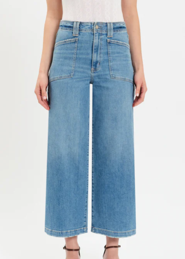 Daze Denim Valley Girl Wide Leg Ankle Fave
