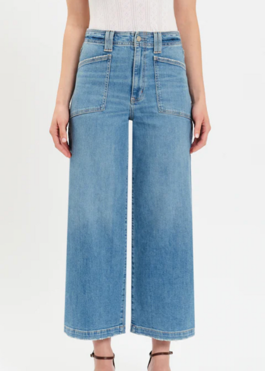 Daze Denim Valley Girl Wide Leg Ankle Fave
