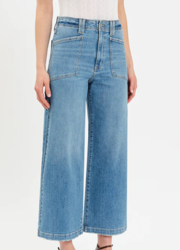 Daze Denim Valley Girl Wide Leg Ankle Fave