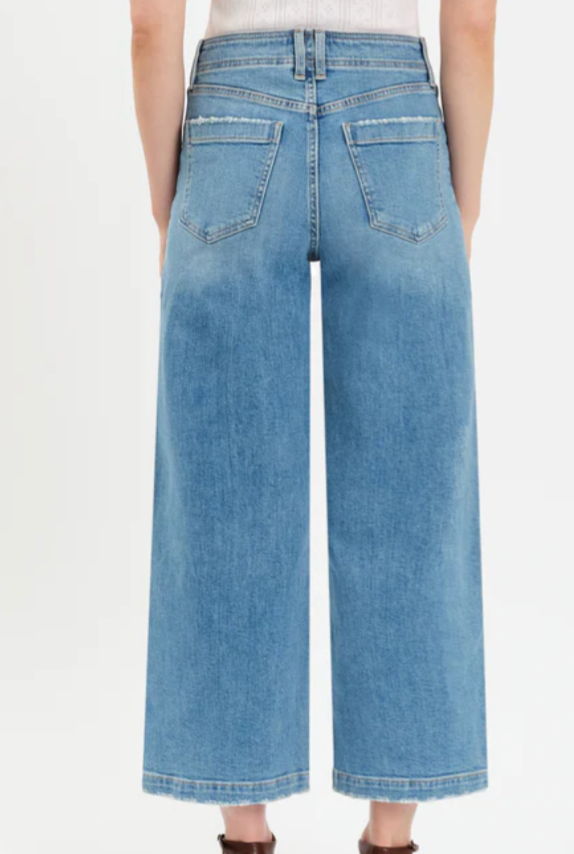 Daze Denim Valley Girl Wide Leg Ankle Fave