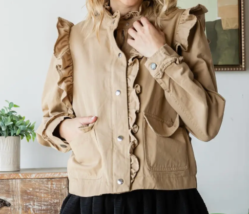 Ruffle Cami Jacket